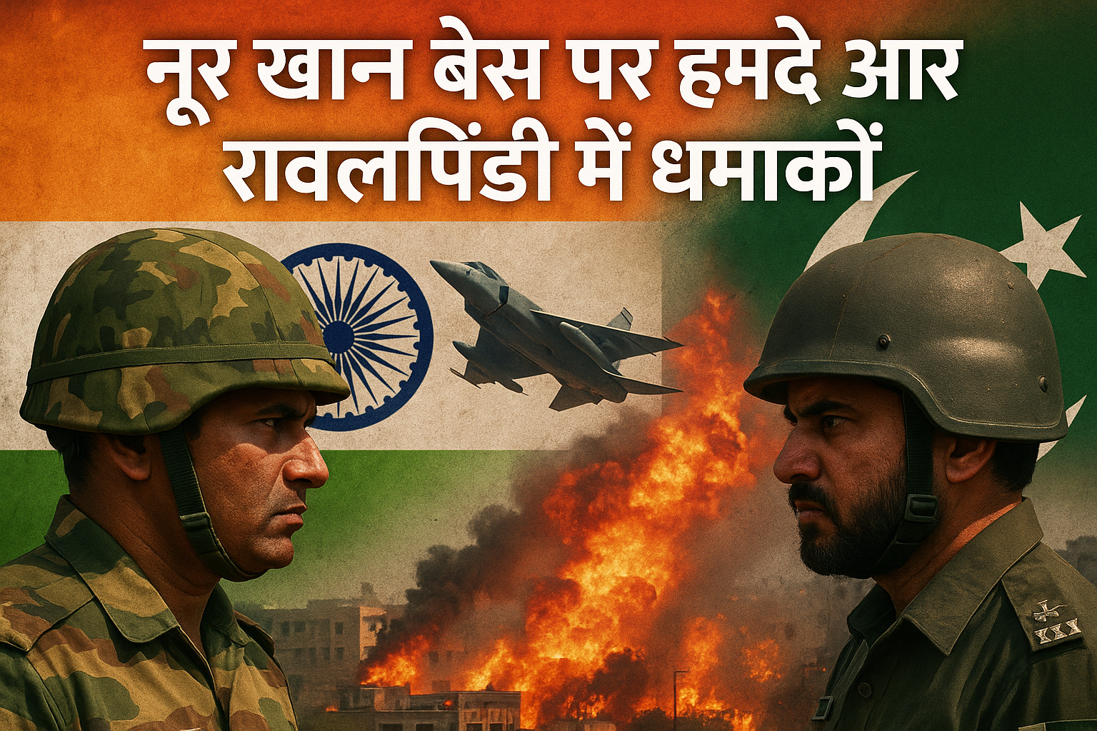 भारत-पाकिस्तान तनाव: (Noor Khan Base Attack) नूर खान बेस पर हमले और रावलपिंडी में धमाकों ने बढ़ाई चिंता